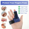 thumbnail image 4 of Guardurnaity Férula para dedos, accesorios de apoyo, Protector profesional de estabilización de manos, funda estabilizadora de soporte de gatillo ajustable Accesorios de disfraces Azul Guardurnaity BFH001031-02, 4 of 6