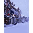 thumbnail image 1 of BSDHOME Polyester 5x7ft Christmas Xmas Street Building Winter Photography Studio Backdrop Background, 1 of 2