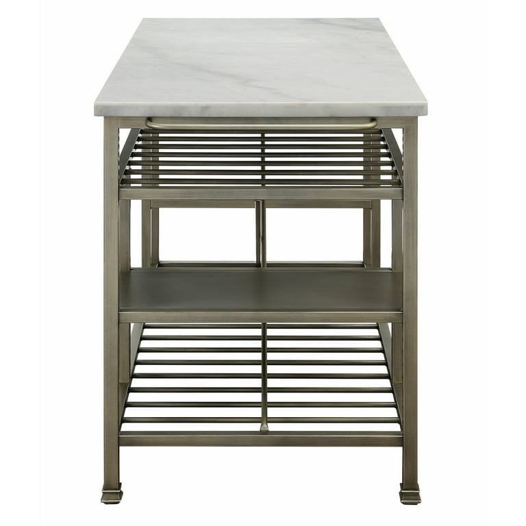 Detlev prep table with on sale marble top