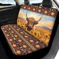 thumbnail image 4 of Pzuqiu Highland Cattle Easy to Install Car Seat Cover, Anti-Slip Full Set Fit for Trucks, 4 of 10