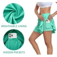 thumbnail image 5 of JuneFish Women's 2 in 1 Flowy Athletic Shorts Running Tennis Skirt Workout Skorts with Pockets, 5 of 8
