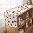 thumbnail image 6 of Table Runners 90 Inches Long Dress Scarves, Cute Butterfly Dragonfly Farmhouse Coffee/Dining/Kitchen Table Runner for Living Room, Farmhouse Botanical Floral Beige 13x90 Inch, 6 of 9