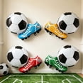 thumbnail image 7 of Yimenbloon Soccer Balloon Sport Soccer Shoes Balloons for Soccer Birthday Party Decorations, Soccer Balloon Supplies 4PCS, 7 of 7