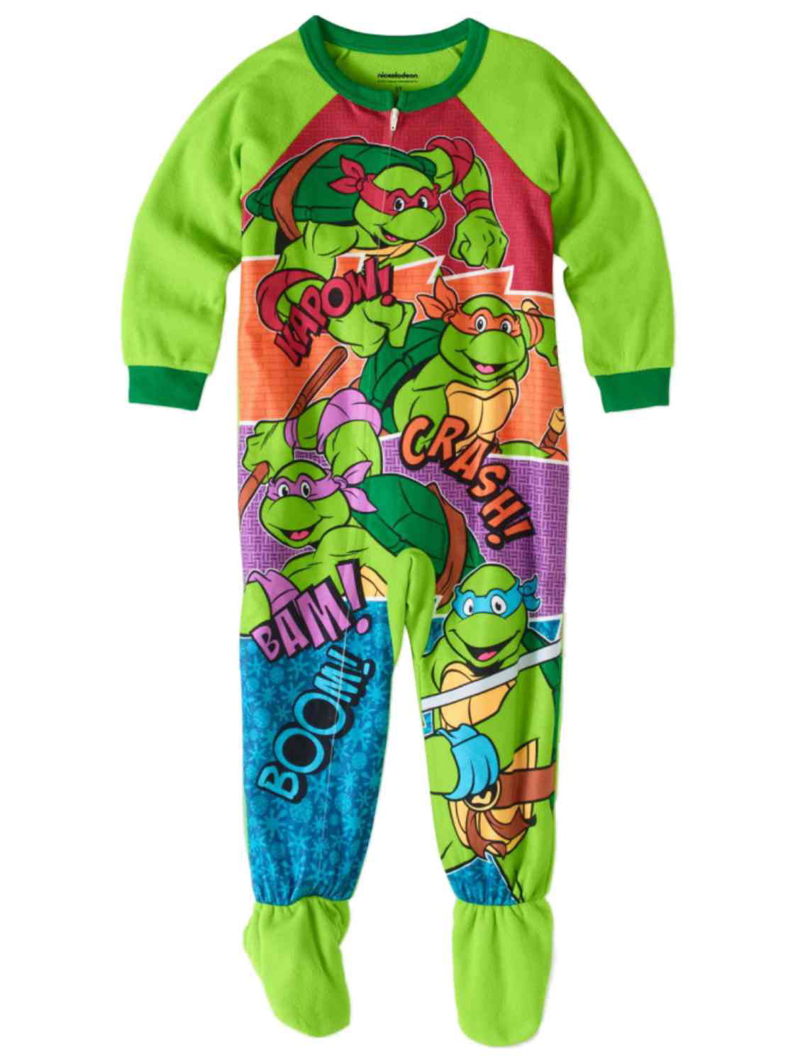 Teenage Mutant Ninja Turtles Boy Sleeper Blanket Pajama Size M 8 