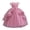 Pink, variant on Girls' Dress with Sequins and Floral Embroidery Formal Party Dress Princess Puffy Dresses for Children Gown
