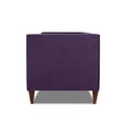 thumbnail image 2 of Maklaine Contemporary 84" Tufted Tuxedo Sofa Double Cushion in Purple, 2 of 15