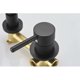 thumbnail image 5 of Wall-mounted bathroom faucet Matte black, incl. rough-in valve, 5 of 5