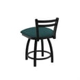 thumbnail image 2 of 411 Jackie 18" Low Back Swivel Vanity Stool with Black Wrinkle Finish and Graph Tidal Seat, 2 of 2