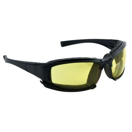 Jackson Safety 25674 V50 Calico Safety Eyewear, Amber Anti-Fog Lenses with Interchangeable Temples and Head Strap Pack of 12