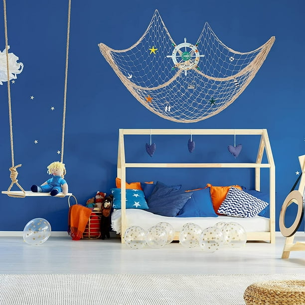 Decorative Fishing Net Decoration, Mediterranean Ocean Pirate