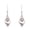G191-S925 Platinum plated, variant on Gracee JUN S925 Copper Gold/Platinum Plated Ball Cubic Zirconia Long Fish Hook Ear Needle Drop Earrings for Women Party Accessory
