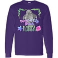 thumbnail image 3 of Inktastic Panama City Beach Florida Cute Swimming Manatee Long Sleeve T-Shirt, 3 of 5