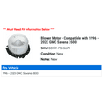 thumbnail image 2 of Blower Motor - Compatible with 1996 - 2023 GMC Savana 3500 1997 1998 1999 2000 2001 2002 2003 2004 2005 2006 2007 2008 2009 2010 2011 2012 2013 2014 2015 2016 2017 2018 2019 2020 2021 2022, 2 of 2
