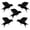 5Pcs, variant on Realistic Black Feathered Crows, Halloween Decoration Props for Yard Garden, Flying Crow Ornaments for Indoor Outdoor Horror Atmosphere