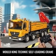 thumbnail image 3 of Technic Mobile Construction Crane Truck Building Blocks, RC Pneumatic Heavy-Duty Truck, Lorry Crane Building Set for Adult, Construction Vehicles Model for Adults(4012 PCS), 3 of 7