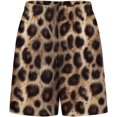 thumbnail image 3 of NICKSUN Shorts de Pyjama Amusants pour Hommes, Bas de Pyjama Courts Doux avec Poches, Imprimé Léopard Mignon, 5TG, 3 of 6