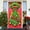 C, variant on Matoen Christmas Door Cover Polyester Hanging Cloth Flag 90x180cm Holiday Party Photo Background Decoration for Home Indoor Outdoor