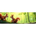 thumbnail image 4 of Adorable Squirrel Design Banner Background Party Decorations Backdrop for Photo Booths Forest Themed Events Nature Parties and Kids Celebrations, 4 of 4