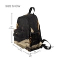 thumbnail image 3 of FORMRS School Backpack with Front Zippered Pocket 12" Student Travel Daypack, Retro Halloween Cat, 3 of 6