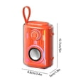 thumbnail image 3 of Mini altavoz transparente con iluminación colorida, altavoz Bluetooth portátil para exteriores, altavoz Bluetooth de plástico., 3 of 6