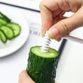 thumbnail image 3 of 2 pack Spiral Cutter, Spiral Cutter for Veggies, Kitchen Spiralizer Tool for Cucumber, Potato, Carrot and More, 3 of 5