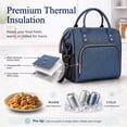 thumbnail image 5 of Insulated Lunch Box for Women, Cute & Reusable Cooler Lunch Bag for Work, Office & Picnic, Leak-Proof Tote with Shoulder Strap, 5 of 10