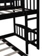 thumbnail image 5 of Espresso Twin Over Twin House Bunk Bed with Slide, 5 of 7