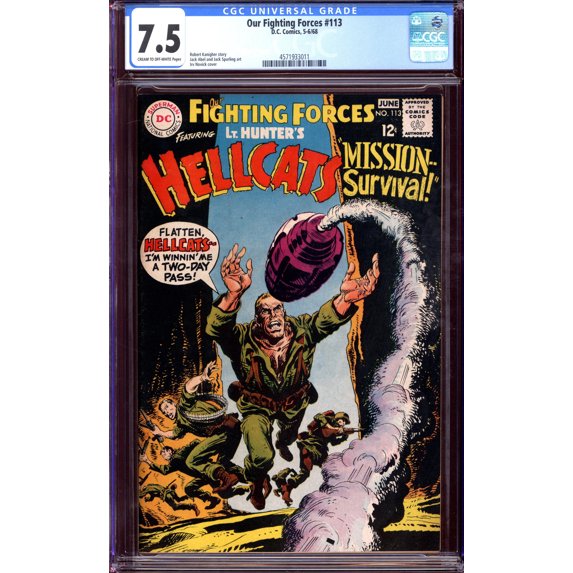 Our Fighting Forces #113 - CGC 7.5 Comic Book