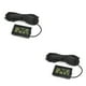 thumbnail image 3 of Methold Termómetro digital con sonda temperatura humedad LCD impermeable 5V 12V bebé baño incubadora indicador para interior negro Negro 2piezas, 3 of 6