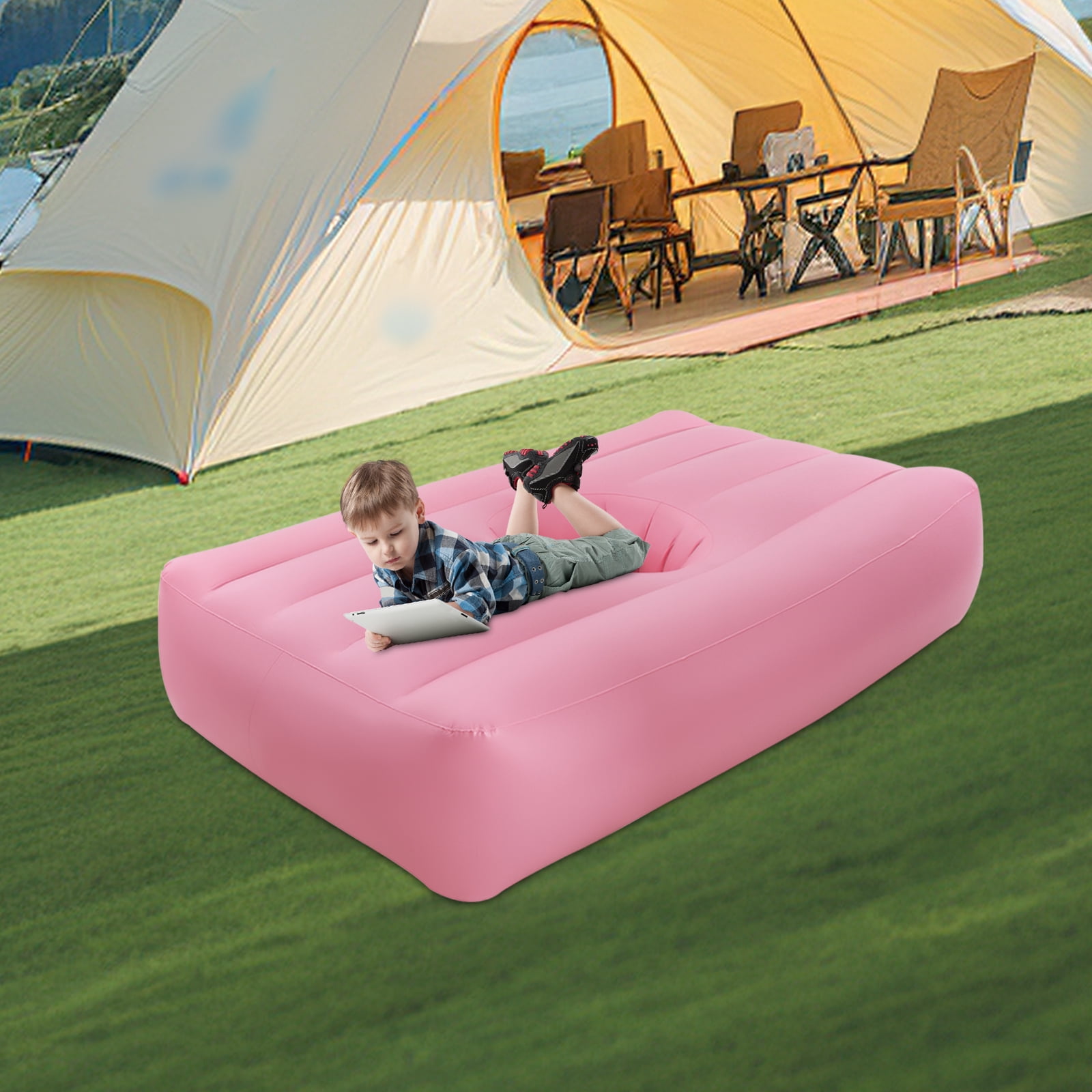 Wildnix Durable PVC Car SUV Inflatable Air Bed for Maximum Comfort and Recovery, Quick Inflation, Ergonomic Design, Ideal for Travel and Surgery Recovery