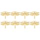 thumbnail image 2 of 8PCS Dragonfly Napkin Ring Gold DIY Hotel Wedding Banquet Table Display Metal Napkin Buckle, 2 of 5