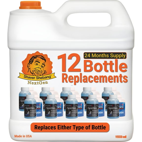 12 Powerclean Replacements—24 Months of Clean Shaving by Shaver Shebang Nextgen