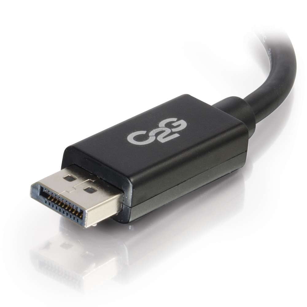 C2G 54424 20ft DisplayPort Cable with Latches 8K UHD M/M - Black