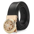 thumbnail image 2 of CSChome Ceinture Homme Rotative Boucle Automatique Réglable Ceinture Homme en Faux Cuir Accessoires de Mode, 2 of 7
