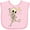 AD-Pink, variant on Inktastic Cute Dancing Skeleton Boys or Girls Baby Bib