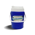 thumbnail image 1 of Hielera Portátil 1L Compacta Profesional Conservador Camping Marthing Conservadora de Alta Resistencia para Alimentos y Bebidas ideal para Viajes, Playa, Camping, Picnic Azul y Blanco, 1 of 9