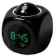 thumbnail image 1 of Reloj despertador con proyección para el hogar, pantalla grande, hora, fecha, temperatura, proyector, reloj de mesa con retroiluminación colorida y digital Inevent DZ4535-02B, 1 of 7