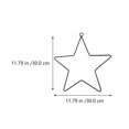 thumbnail image 3 of 3 Pcs Couronne en Fer Pentastar Cadre Mural pour Fleurs Fournitures Attrape-Rêves DIY, 3 of 6