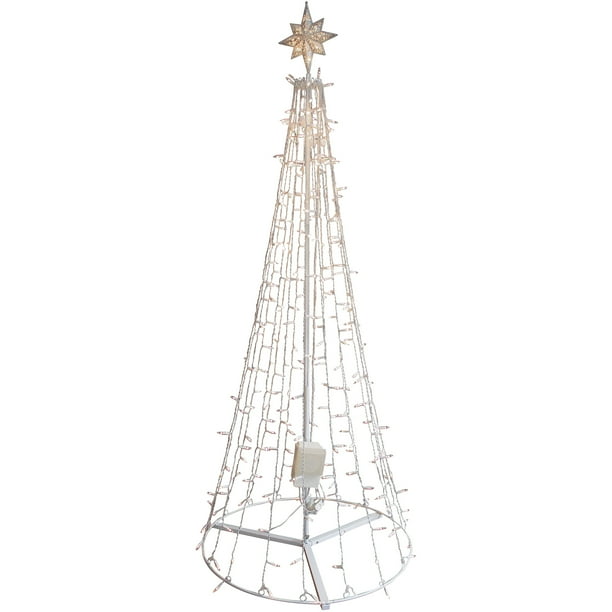 GE iTwinkle 7.5" Outdoor Metal Christmas Tree