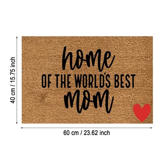 Mothers Day Gifts Mother'S Day Outdoor Doormat Front Door Mat Waterproof Entrance Doormat Indoor Mat Non Slip
