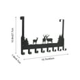 thumbnail image 2 of KONTONTY 1Pc Black Behind Door Storage Hanger No Drilling Room Sundries Organizer Hook, 2 of 8