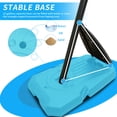 thumbnail image 5 of Portable Basketball Hoop Outdoor, 7.5-10FT Height Adjustable Basketball Stand System with 44 Inch Backboard Stable Base, and Wheels, Basketball Goal for Youth Adults Indoor Outdoor, Blue, 5 of 7