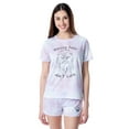 thumbnail image 7 of Star Wars Womens' Chewbacca Messy Hair Tie-Dye Sleep Pajama Set Short, 7 of 7