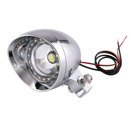 12V LED Motorcycle Chrome Passing Light for Harley Honda Yamaha