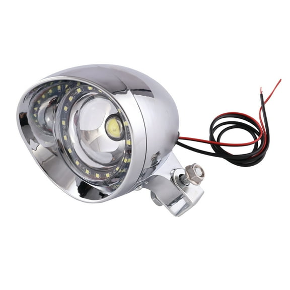 12V LED Motorcycle Chrome Passing Light for Harley Honda Yamaha