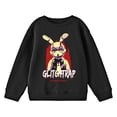thumbnail image 5 of Five Nights At Freddy's Glitchtrap Crew Neck Long Sleeve Youth Black Sweatshirt-Small, 5 of 7