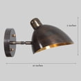 thumbnail image 2 of Italian Style Brass Wall Sconce Light Fixture Raw Brass Wall Lamp, 2 of 3