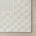 thumbnail image 4 of nuLOOM Kalina High-Low Checkered Bordered Area Rug, 4' x 6', Kalina Cream, 4 of 9