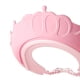 thumbnail image 3 of Gorro ajustable para lavar el cabello del bebé, gorro de ducha, protector de orejas, reutilizable, impermeable rosado, 3 of 3