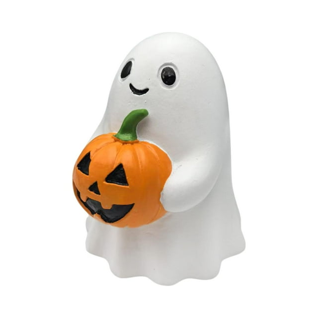 Estatua de fantasma, figura decorativa, regalo de Halloween, colección creativa, pequeña escultura, adorno de mesa para escritorio, armario, interior.
